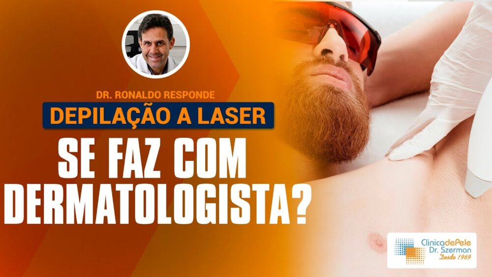 depilação a laser com dermatologista