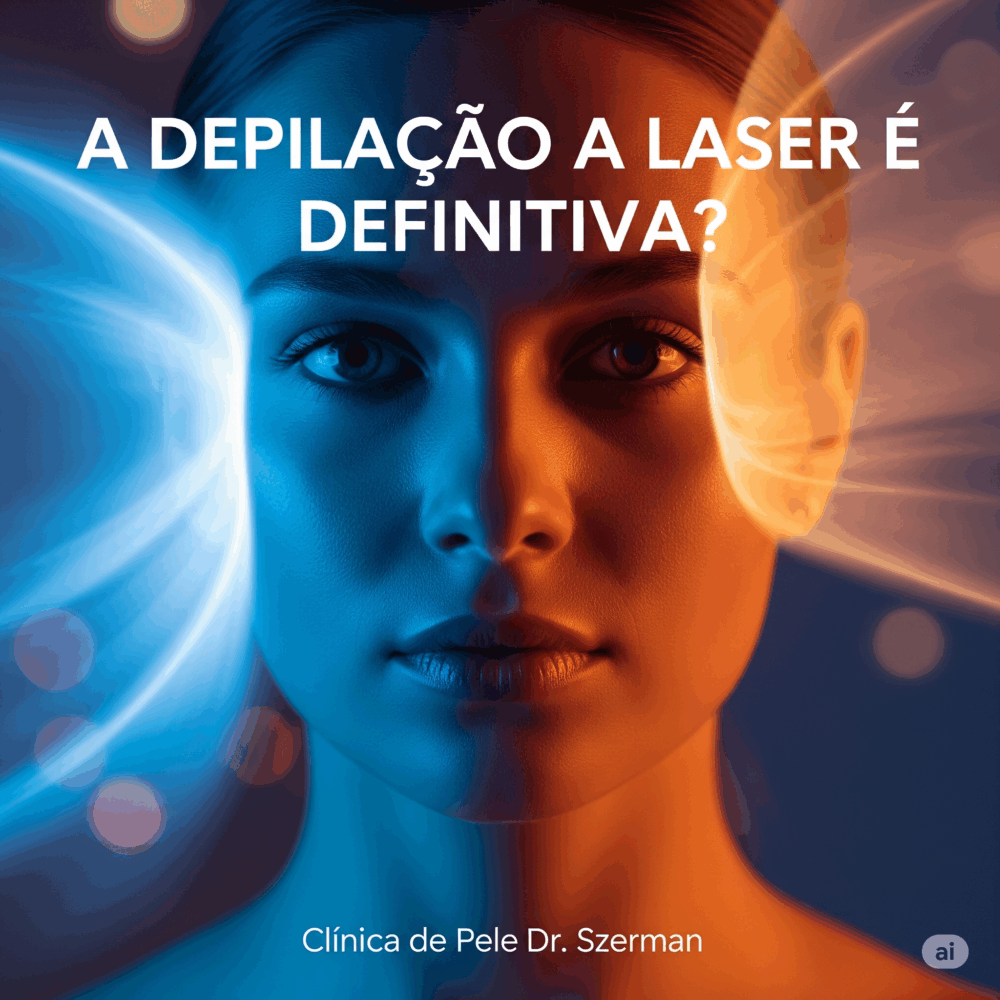 depilação a laser é definitiva