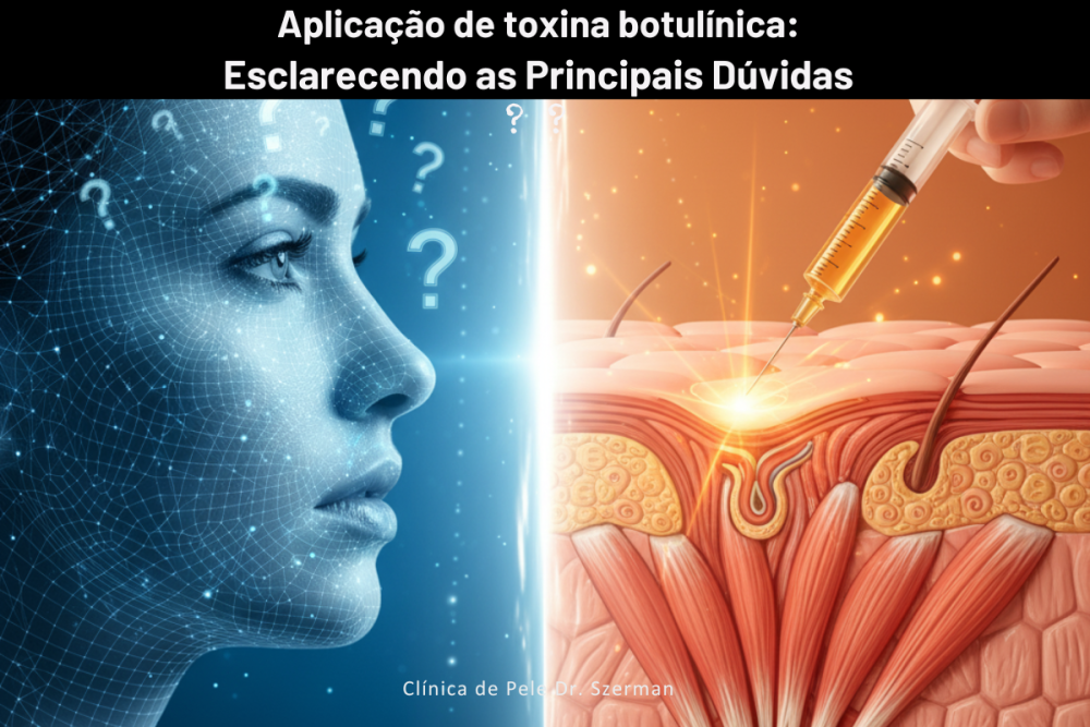 Aplicação de toxina botulínica