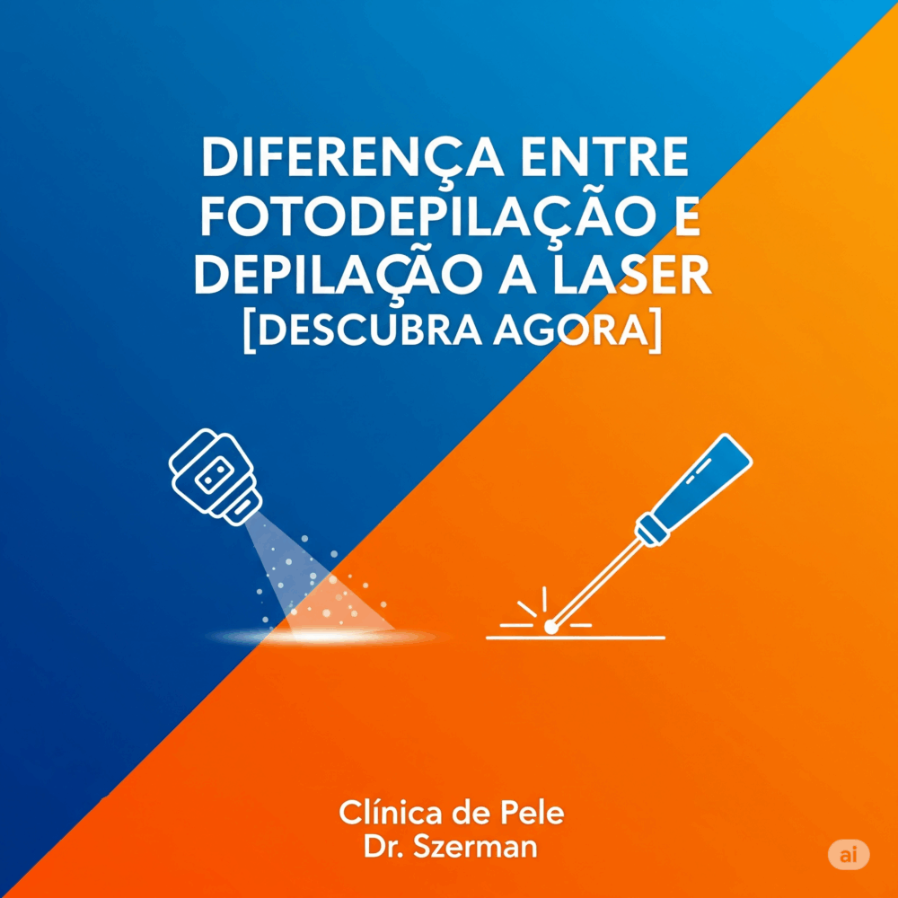 Diferença entre fotodepilação e depilação a laser
