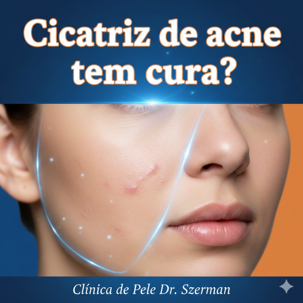 Cicatriz de acne tem cura 