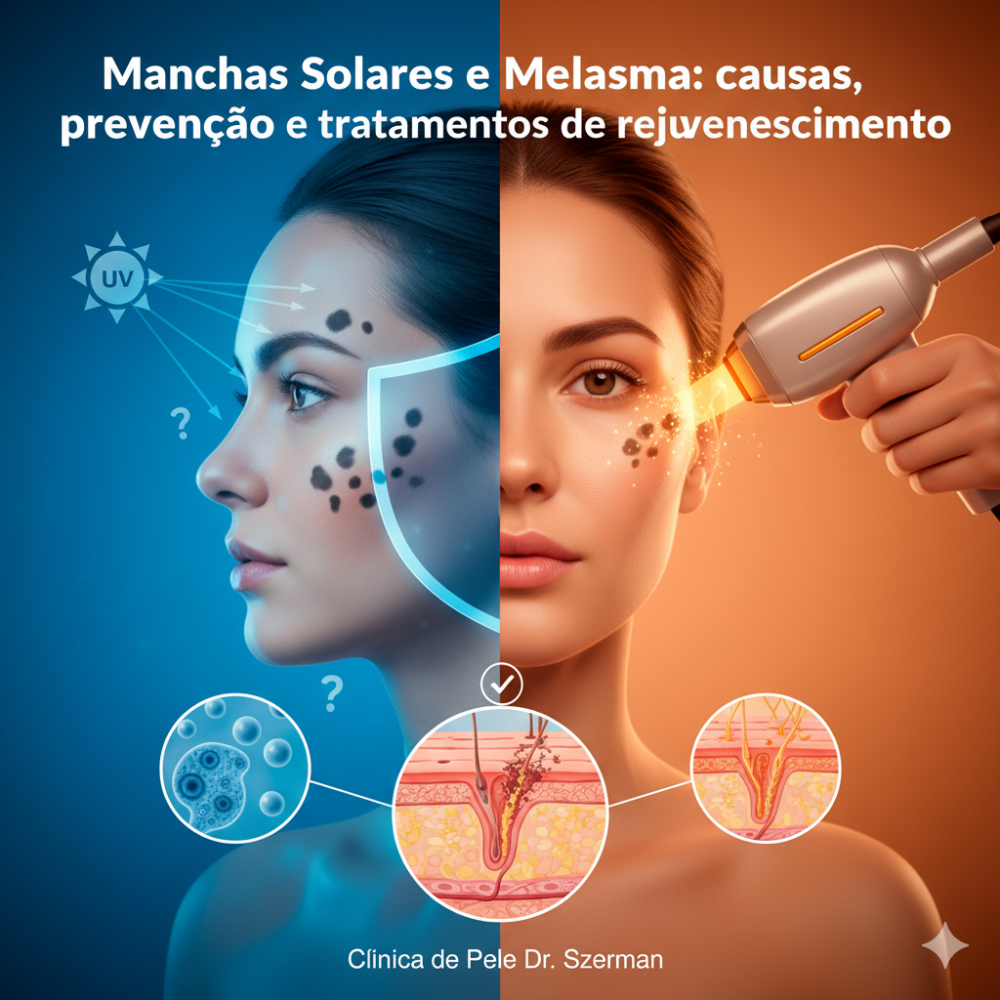 manchas solares e melasma