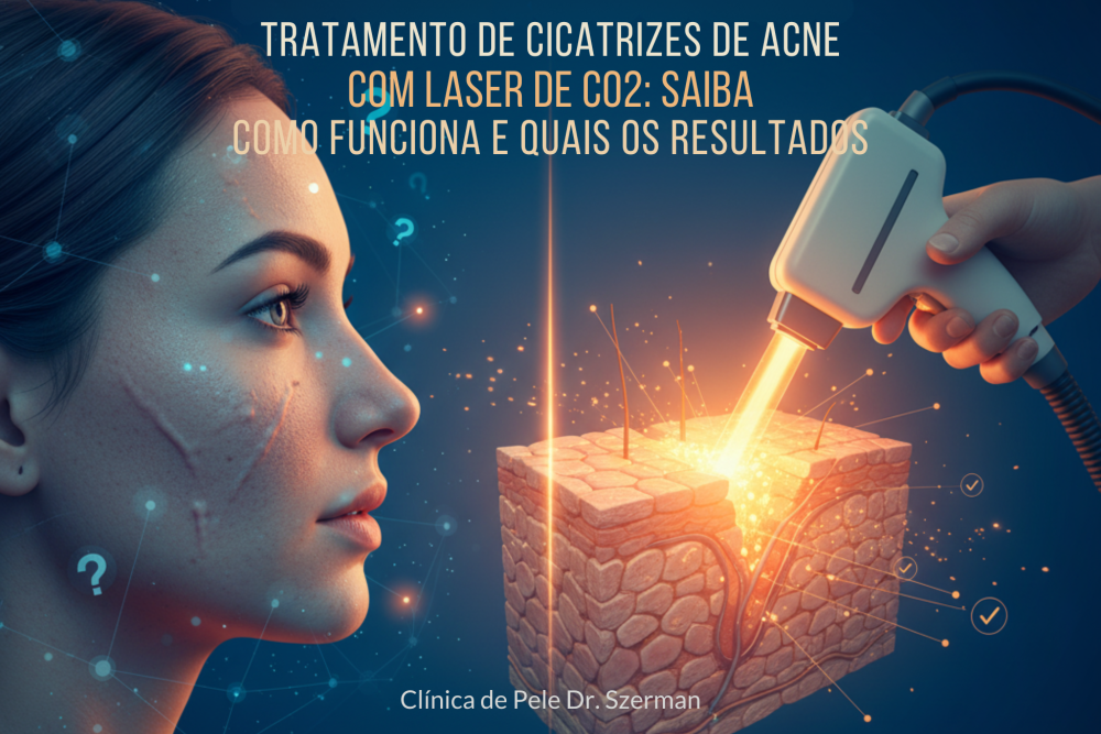 tratamento de cicatrizes de acne com laser de co2