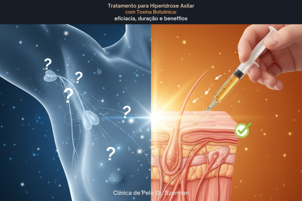 tratamento para hiperidrose axilar com toxina botulínica