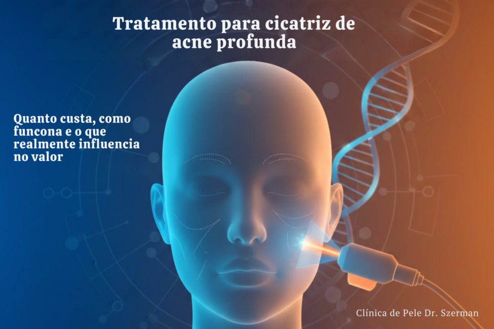 Tratamento para cicatriz de acne profunda