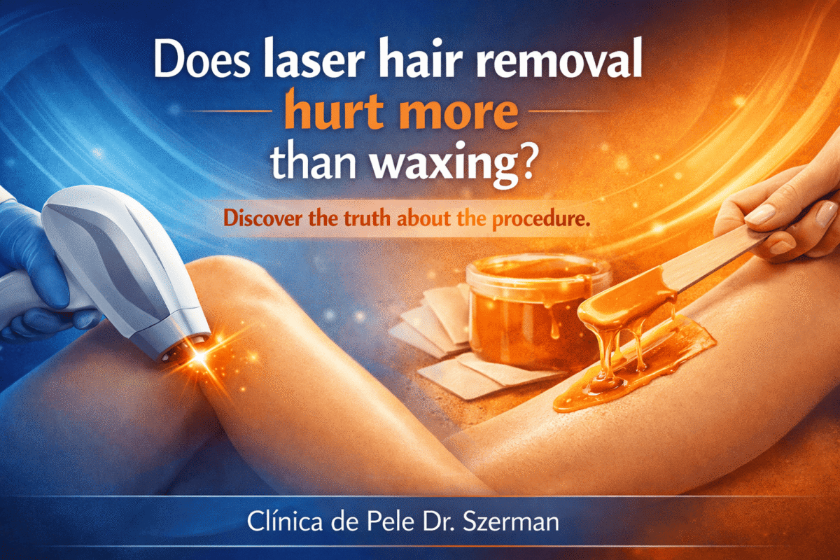 Does laser hair removal hurt more than waxing