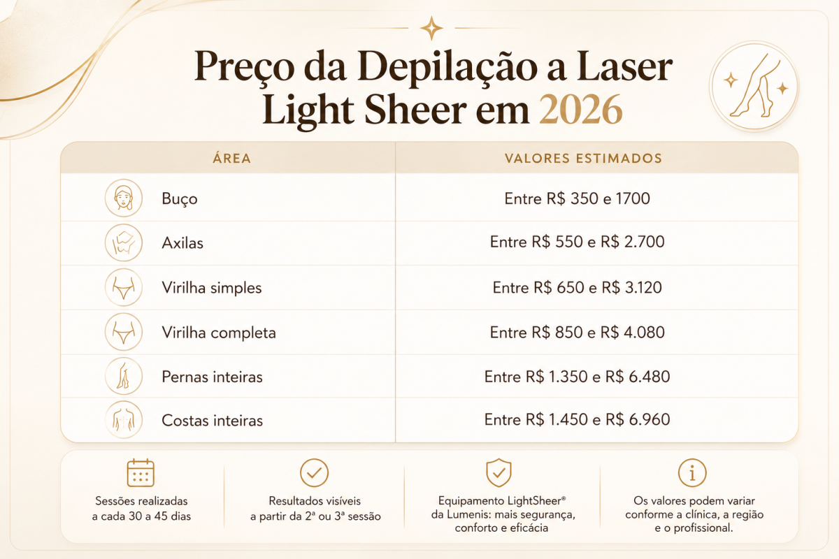 Preço da Depilação a Laser
