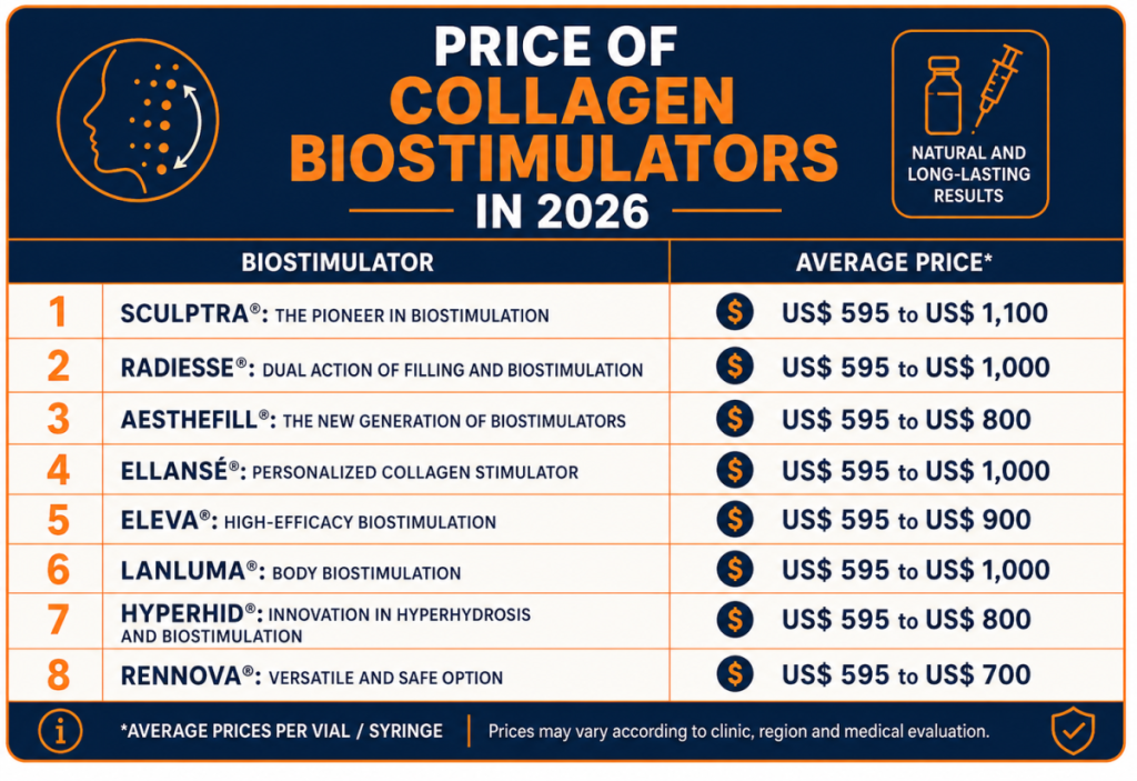 Collagen Biostimulator Cost in 2026: How Much Does the Treatment Cost and What Factors Influence the Price? 1 Collagen Biostimulator Cost
